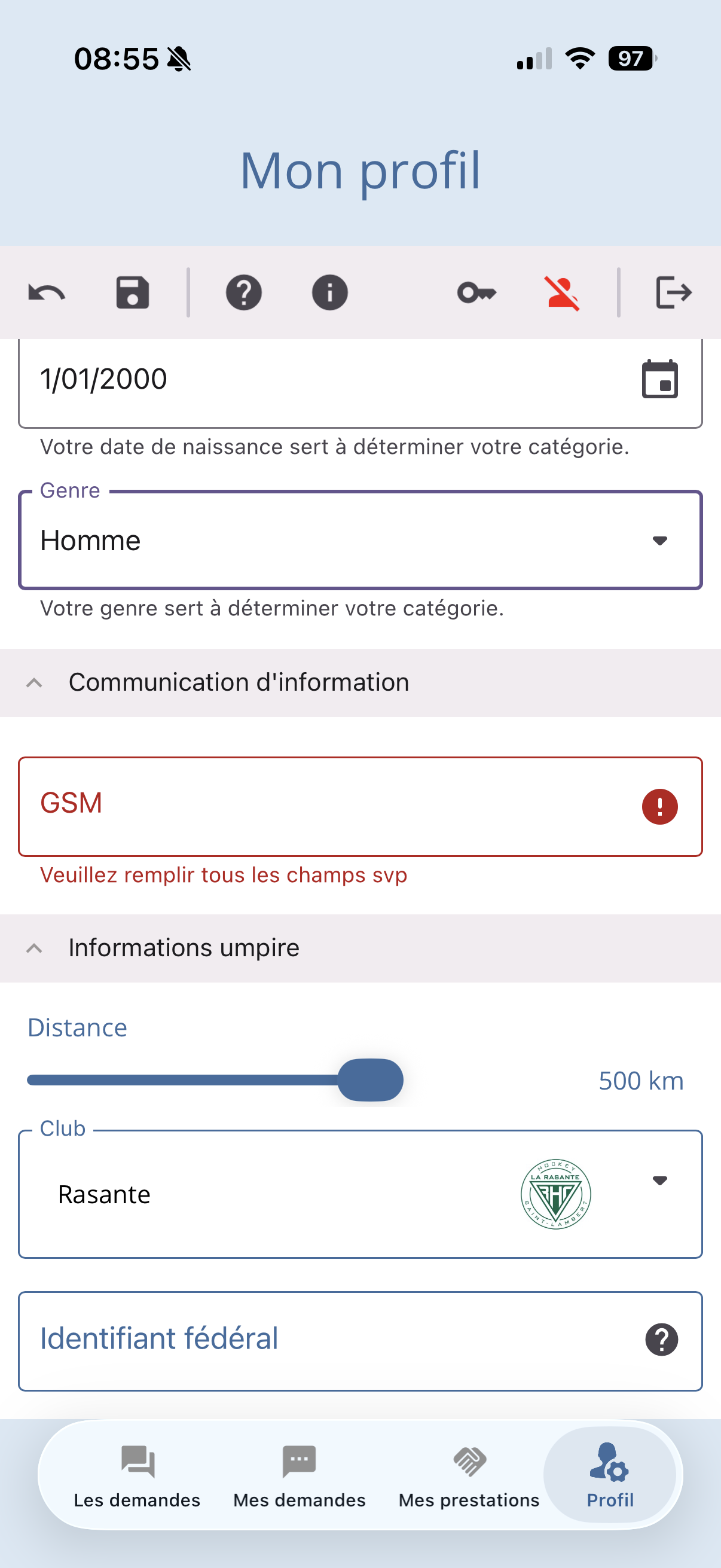 Réputation arbitre